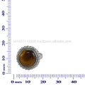 Beautiful Tiger Eye Gemstone With 925 Sterling Silver Vintage Look Ring Jewelry